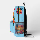 Sonne bedruckter rucksack (Rechts)
