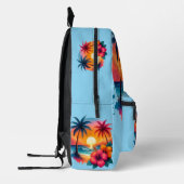 Sonne bedruckter rucksack (Links)