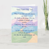 Sonne, Berge und Windvatertag Karte (Vorderseite)