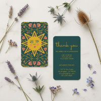 Sonne & Blumen Reben Elegant Boho DANKS Rabatt