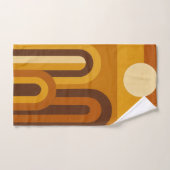 Sonne & Bögen Mid-Century-Modern geometrisches Des Badhandtuch Set (Handtuch)
