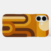 Sonne & Bögen Mid-Century-Modern geometrisches Des Case-Mate iPhone Hülle (Rückseite (Horizontal))