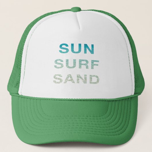 SONNE-BRANDUNGS-SAND TRUCKERKAPPE (Vorderseite)
