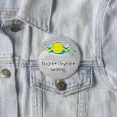 Sonne bricht durch Sturmwolken: Button (Beispiel)