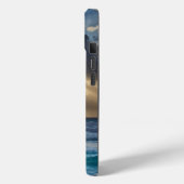 Sonne bricht durch Wolken über Meer Case-Mate iPhone Hülle (Rückseite / Links)