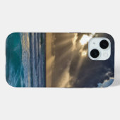 Sonne bricht durch Wolken über Meer Case-Mate iPhone Hülle (Rückseite (Horizontal))
