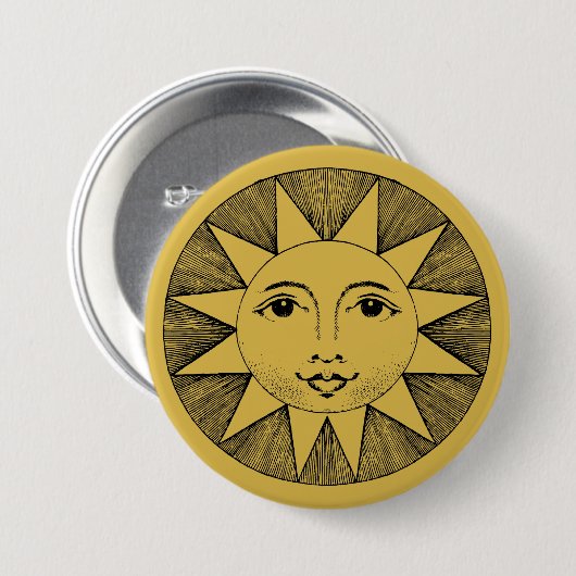 Sonne Button (Vorne & Hinten)