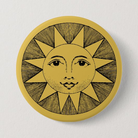 Sonne Button (Vorderseite)