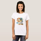 Sonne des Strandes T-Shirt (Vorne ganz)