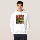 Sonne durch Herbstblätter, Kroatien Hoodie (Vorne ganz)