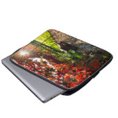 Sonne durch Herbstblätter, Kroatien Laptopschutzhülle (Vorne Knopf)