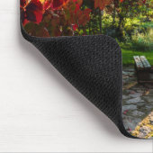 Sonne durch Herbstblätter, Kroatien Mousepad (Ecke)