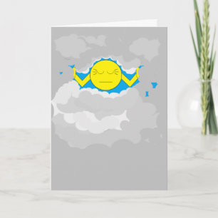 Sonne durch Sturmwolken strömen: Karte