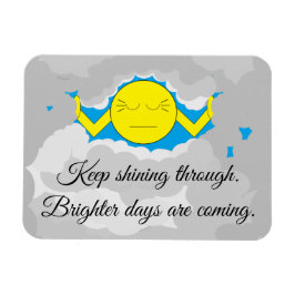 Sonne durchquert Sturmwolken Magnet