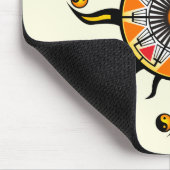 Sonne eines Korbes Mousepad (Ecke)