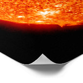 Sonne, Erde und Mond Poster (Ecke)