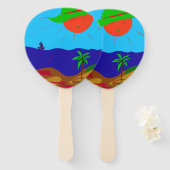 Sonne Fächer (Vorne und Hinten)