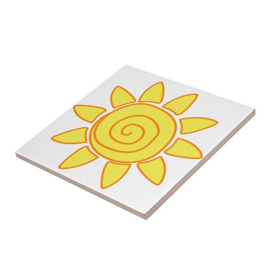 Sonne Fliese (Seite)