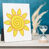 Sonne Fotoplatte (Seite)