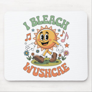 Sonne Glückliche Zeit Retro Lustig 70er Jahre Vint Mousepad