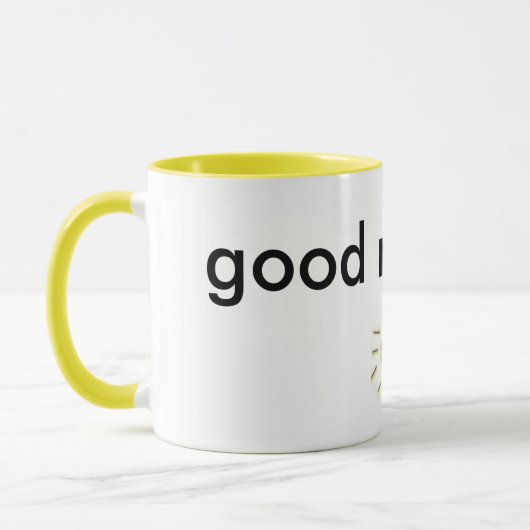 Sonne, guter Morgen Tasse (Links)