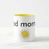 Sonne, guter Morgen Tasse (Zentrum)