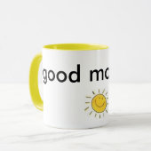 Sonne, guter Morgen Tasse (Vorderseite Links)
