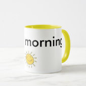 Sonne, guter Morgen Tasse (VorderseiteRechts)
