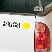 Sonne-heraus Brötchen heraus Autoaufkleber (Auf Lkw)