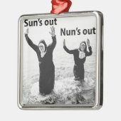 Sonne-heraus Nonnen heraus Ornament Aus Metall (Links)