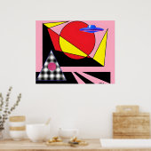 Sonne heraus poster (Küche)