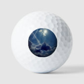 Sonne hinter den Wolken Golfball (Vorderseite)