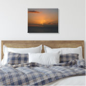 Sonne hinter Wolken II Seascape Leinwanddruck (Insitu (Schlafzimmer))
