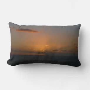 Sonne hinter Wolken II Seascape Lendenkissen