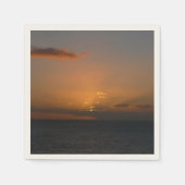 Sonne hinter Wolken II Seascape Serviette (Vorderseite)