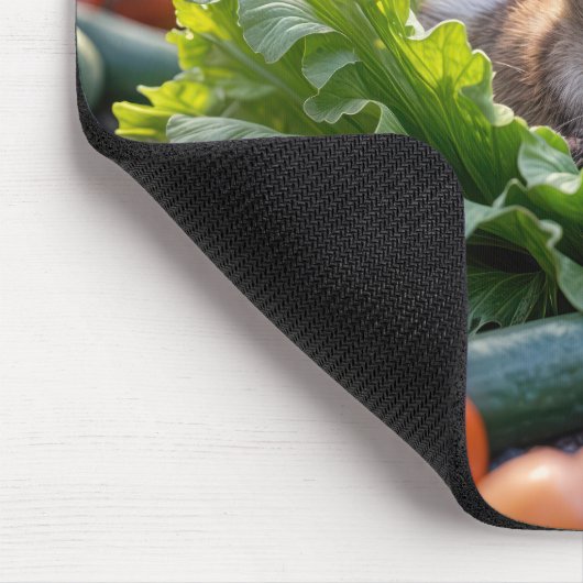 Sonne im Garten Mousepad (Ecke)