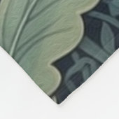 Sonne im Jugendstil des Waldes Fleecedecke (Ecke)