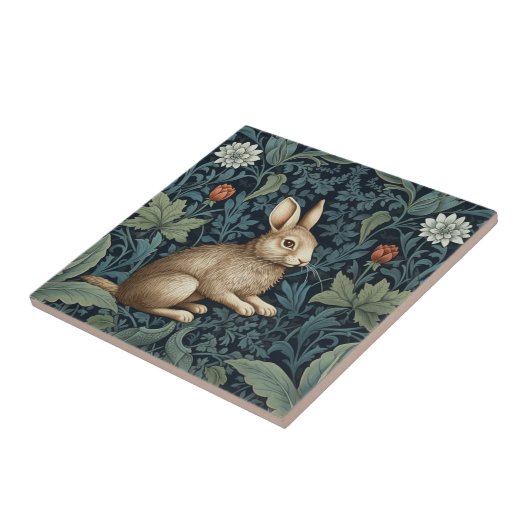 Sonne im Jugendstil des Waldes Fliese (Seite)