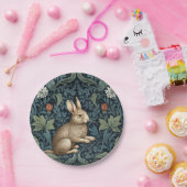 Sonne im Jugendstil des Waldes Pappteller (Party)