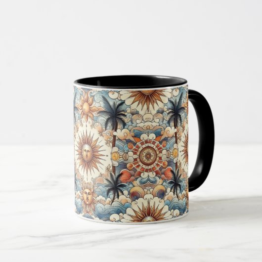 Sonne im Paradies Tasse (VorderseiteRechts)