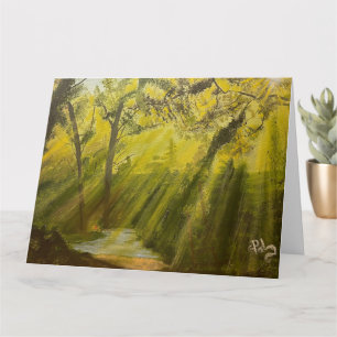 Sonne im Wald, von Gary Poling Karte