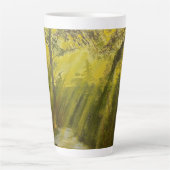 Sonne im Wald, von Gary Poling Milchtasse (Vorderseite)