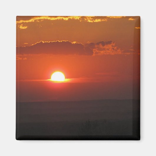 Sonne in den Wolken Magnet (Vorne)