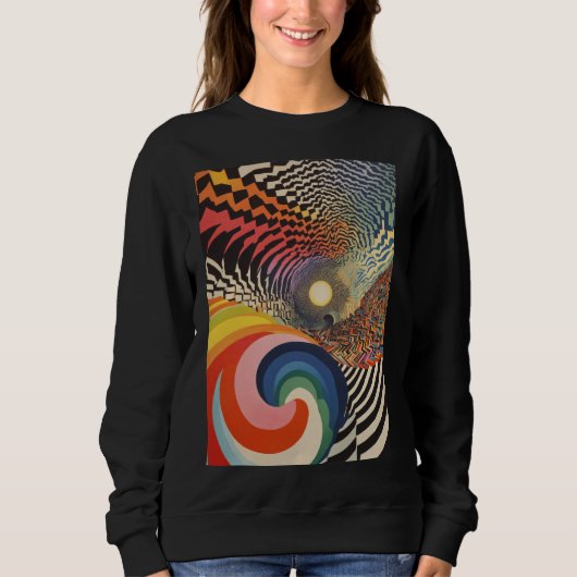 Sonne in einem anderen Kunstbild Sweatshirt (Vorderseite)