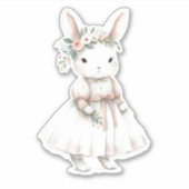 Sonne in einem Kleid Aufkleber (Vorderseite)