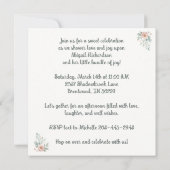 Sonne in einem Kleid Einladung (Rückseite)