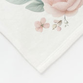 Sonne in einem Kleid Fleecedecke (Ecke)