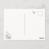 Sonne in einem Kleid Postkarte (Rückseite)
