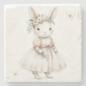 Sonne in einem Kleid Steinuntersetzer (Vorderseite)