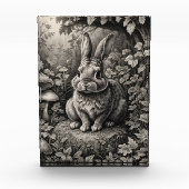 Sonne in einem Pilzgarten Fotoblock (Vorderseite)